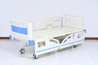 China Achtersteun aanpassing Ziekenhuis verpleegbed Hoogte aanpassing ABS Lifting Guardrail Te koop