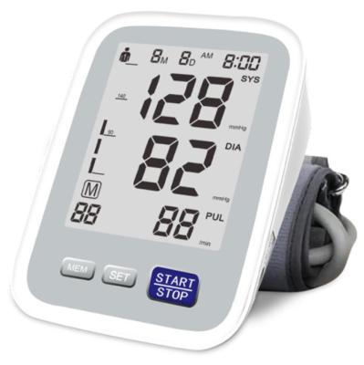 China puño automático del hogar del LCD del monitor de la presión arterial del brazo superior de la pila AA 5v en venta