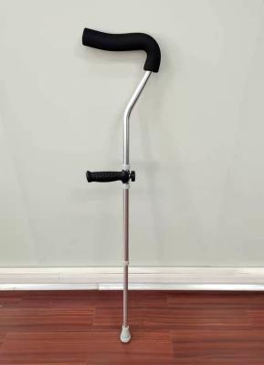 China Anti Sliding Ergonomic Elbow Crutch Adjustable , Aluminum Cane Walker Crutches for sale