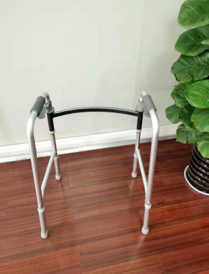 China Aluminum Folding Walking Frame Recovered Hospital Rehabilitation Apparatus for sale