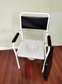 China Foldable Medical Commode Chair Elderly Portable Rehabilitation Apparatus for sale