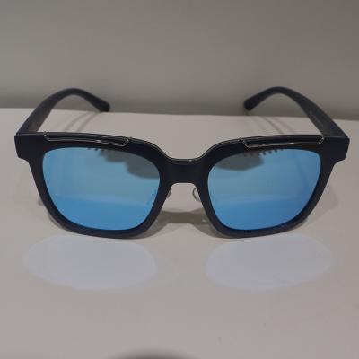 China Mirrored TR90 Acetate Polarized Sunglasses 20mm Double Bridge for sale