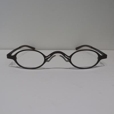 Cina Gli occhiali ottici rotondi incorniciano i vetri ottici di modo di acciaio inossidabile 145mm in vendita