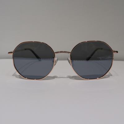 중국 장미빛 금 반대 태양 표면 반사 선글라스 54x20mm 반사성 코트 판매용