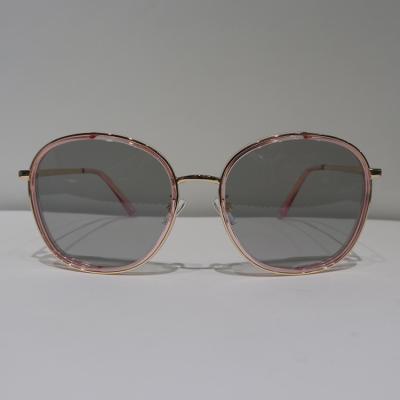 China 147mm Anti Reflective Sunglasses Acetate , Metal Polarized Butterfly Sunglasses for sale
