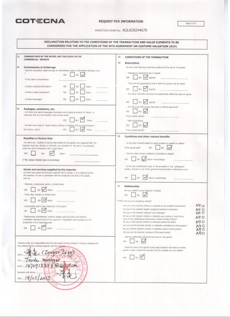 Product Quality Certificate - Hubei Suny Automobile And Machinery Co., Ltd