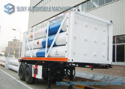 China High Performance 12 Tubes Containe CNG Tank Trailer ISO11120 / BV for sale