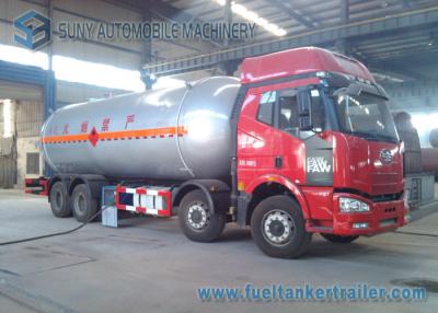 China 8 x 4 4 Axles Bobtail Liquid Propane Gas / LPG Tank Trailer Truck 15 Ton for sale