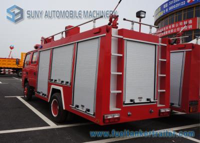 China Water Tank / Dry Powder Fire Fight Truck With Double Row / Air Braking for sale
