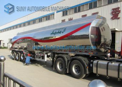 China Customized Stainless Steel Tanker Trailers for sale