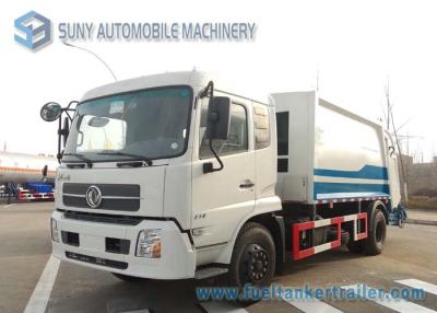 China Dongfeng 6 Speed Rear Load Garbage Trucks 2 Axle Truck With 3 Passenger for sale