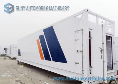 China 64000 L Mobile Refuel Station Container Oil Tank Trailer 40HQ Oil Storage Tank Container for sale