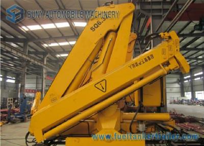 China Large XCMG / SUNY 6.3 Ton Truck Mounted Crane With Folding Arm for sale