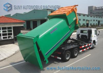 China 15m3 que derrubam o tipo gancho da cubeta de 6x4 levantam o caminhão de lixo 7.5kw 380V/50Hz à venda
