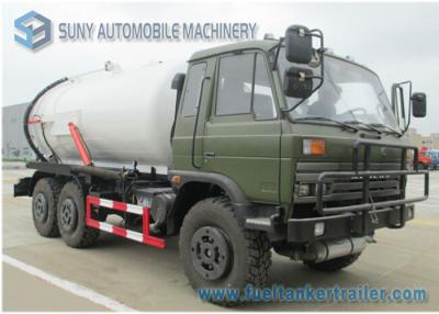 China Dongfeng 6x6 Off-road 8000 Litres Vac Tank Truck High Performance for sale