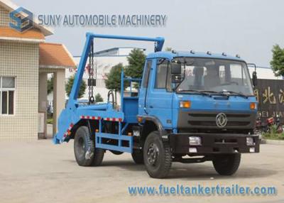 China Dongfeng 7 - 8 Tons Trash Trucks 4x2 Swing Arm Dual Axles 145 cab for sale