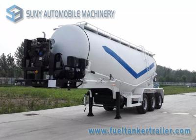 China 52 Cubic Meters Dry Bulk Tanker 15 Ton Cement Powder Trailer for sale