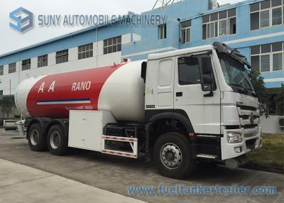 China SINOTRUK HOWO 24m3 Bulk LPG Tank Trailer For Dispensing Cooking Gas for sale