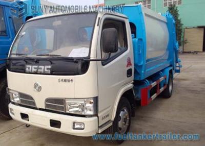 China 3cbm--chassi pequeno 4x2 de Dongfeng dos caminhões de lixo do compressor 5cbm à venda
