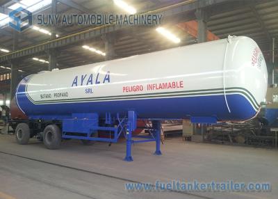China Safety Tri Axle 21T LPG Tank Trailer 50000L High Performance for sale