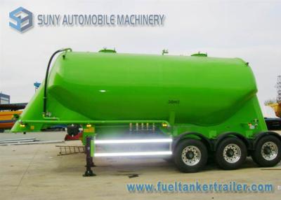 China 30 m3 Conoid Dry Bulk Tanker Trailer 3 Axles Aluminum Cement Semi Trailer for sale