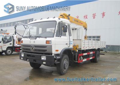 China Cummins 170 HP Dongfeng 4x2 Truck With XCMG 5 T Telescopic Boom Crane for sale
