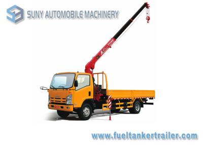 China 190 HP ISUZU 700P Truck Mounted Truck 4x2 Crane Truck UNIC Brand for sale