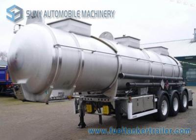 China El eje de altura regulable 6 cansa los remolques químicos de aluminio del remolque del tanque de aceite 22000 litros en venta