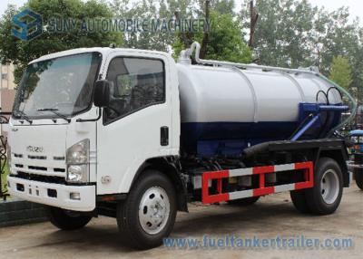 China ISUZU 700P 4x2 190hp Vacuum Tank Truck 10000L Q345 ISO / CCC for sale