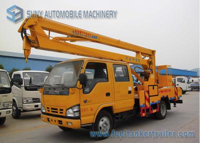 China ISUZU 600P 130hp High Altitude Operation Truck  , 16M Aerial Platform Truck for sale