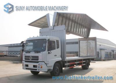 China 12 motor abierto 170 HP de Cummine del ala de T Refrigerator Van Truck Dongfeng Kingrun 4x2 en venta