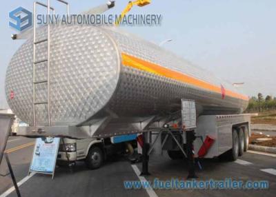 China SUS304 Chemical Liquid Oil Tank Trailer 35000L Alcohol Tanker 3 Axles for sale