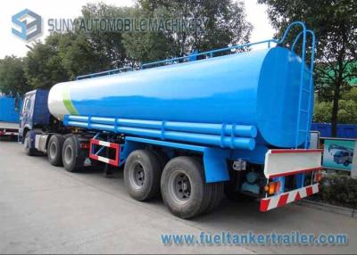China Drinking Water Tanker Trailer 40000 L SUS304 2B Fuel Tanker Semi Trailer for sale