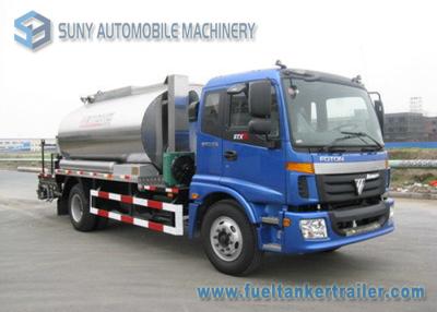 China 9000 L Asphalt distributor truck Asphalt Tanker Trailer 2 Axles 180hp 4500 mm Wheel base for sale