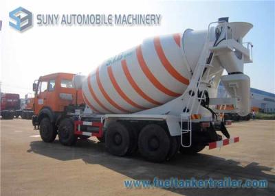 China 280 Hp North Benz volumetric concrete mixer truck , concrete mixer lorry 8 Cbm for sale