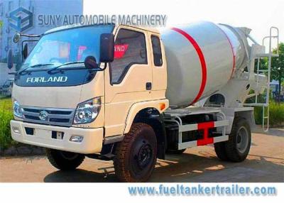 China Rhd Forland 3 Cbm Cement Concrete Mixer Truck Air Braking Euro 2 Emission Standard for sale