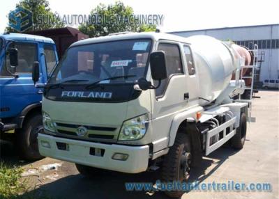 China Right Hand Drive Forland 4 M3 cement mixer lorry 130 Hp Euro 3 Engine for sale