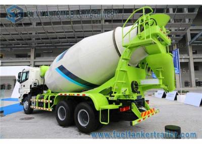 China Auman ETX 10 Cbm 6 X 4 Truck Portable concrete mixer lorry 9 Speed Gearbox for sale