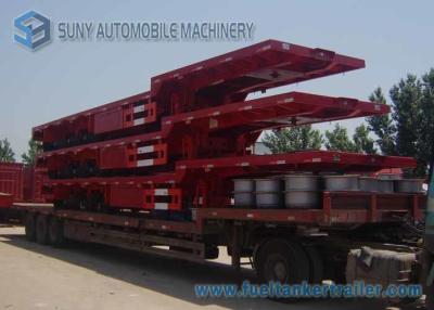 China 16 m 18 m Extra Long Gooseneck Semi Trailer Load Capacity 50 T for sale
