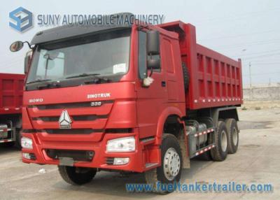 China 336hp Sinotruk engine HOWO Dump Truck 6x4 Load capacity 30 T  15 cubic cargo for sale