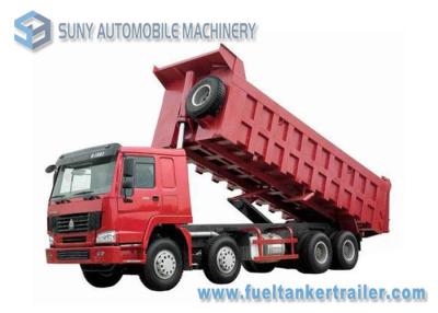 China carga cúbica da capacidade de carga 50 T do caminhão basculante 8x4 do motor HOWO de 371hp Sinotruk 30 resistentes à venda
