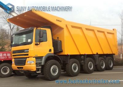 China GINAF 10 x 6 HD Mining Dump Truck Chassis PACCAR MX340 340 Kw / 460 Hp for sale