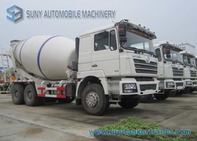 China 8M3  9M3 13M3 Concrete Mixer Vechile 6X4 Shacman Delong F2000 Concrete Mixer Truck  White Red Blue for sale