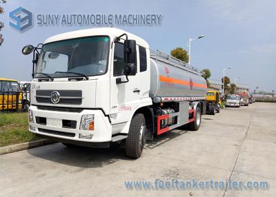 China Light Diesel Chemical Tanker Truck / Small Fuel Tanker Truck Max Speed 85 Km / H for sale