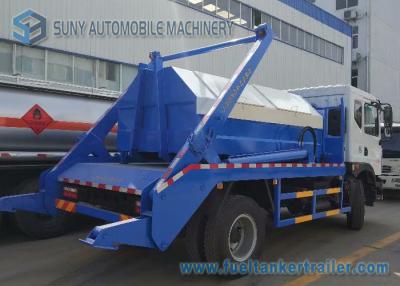 China Dongfeng 6 Ton - 8 Ton Garbage Collection Truck Swing Arm With Left Hand Drive for sale