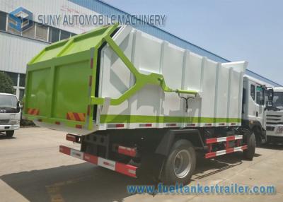 China Camión diesel de la basura de la impulsión del camión 4x2 del compresor de los desperdicios de Hooklift para las empresas industriales y el área residencial en venta