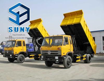 中国 12トンの炭素鋼のダンプの貨物トラック190の馬力4X2 Dongfengダンプ車 販売のため