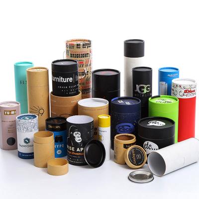 China Empacotamento de alimento do tubo do papel de cetim, cartuchos de produto comestível do ODM à venda