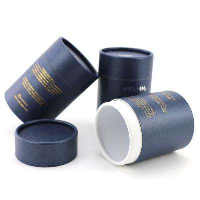 China Paperboard Boxes For Cosmetic Products Silkprinting Embossing Cylindrical for sale