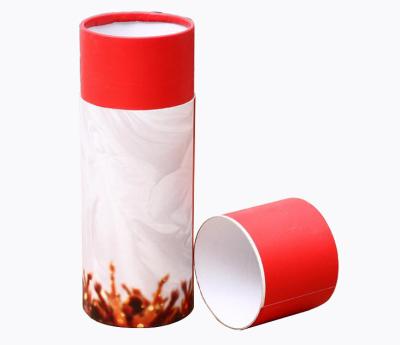 China Velvet Pillow Paper Tube Pen Holder , Embossed Cardboard Cylinders With Lids for sale